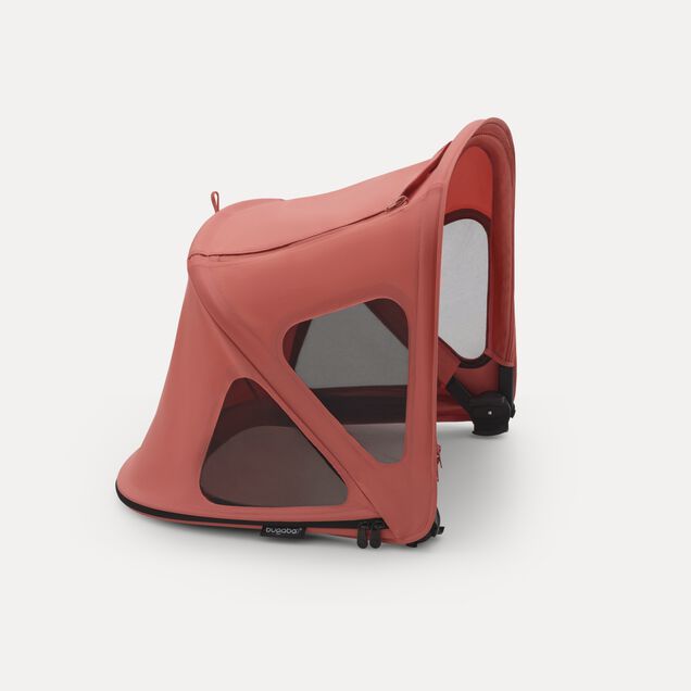 Refurbished Bugaboo Fox/Cameleon3/Lynx breezy sun canopy v2 SUNRISE RED - Main Image Slide 1 of 1