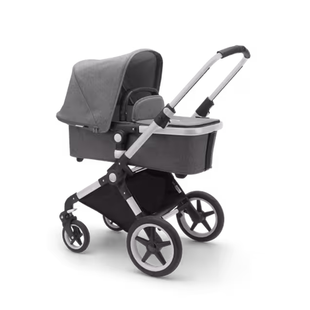 Lynx Grey Melange Sun Canopy, Grey Melange Fabrics, Aluminium Chassis - Main Image Slide 2 of 5