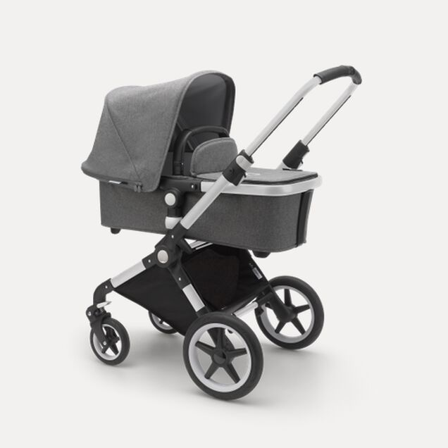 Lynx Grey Melange Sun Canopy, Grey Melange Fabrics, Aluminium Chassis - Main Image Slide 2 of 5