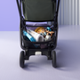 Bugaboo Butterfly seat stroller black base, forest green fabrics, forest green sun canopy - Thumbnail Slide 6 of 14