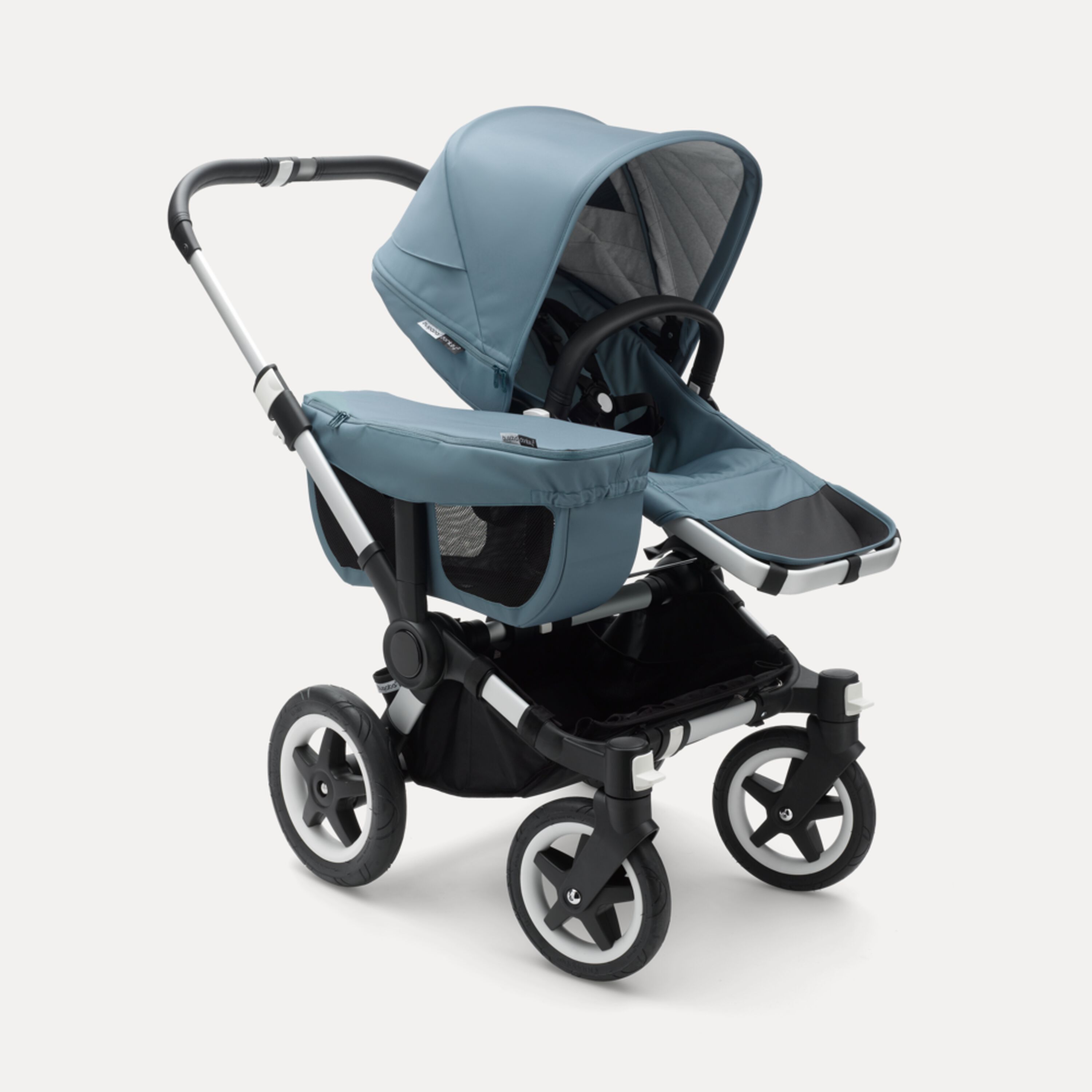 US - D2M stroller bundle aluminum, track complete - Main Modal Image Slide 2 of 2