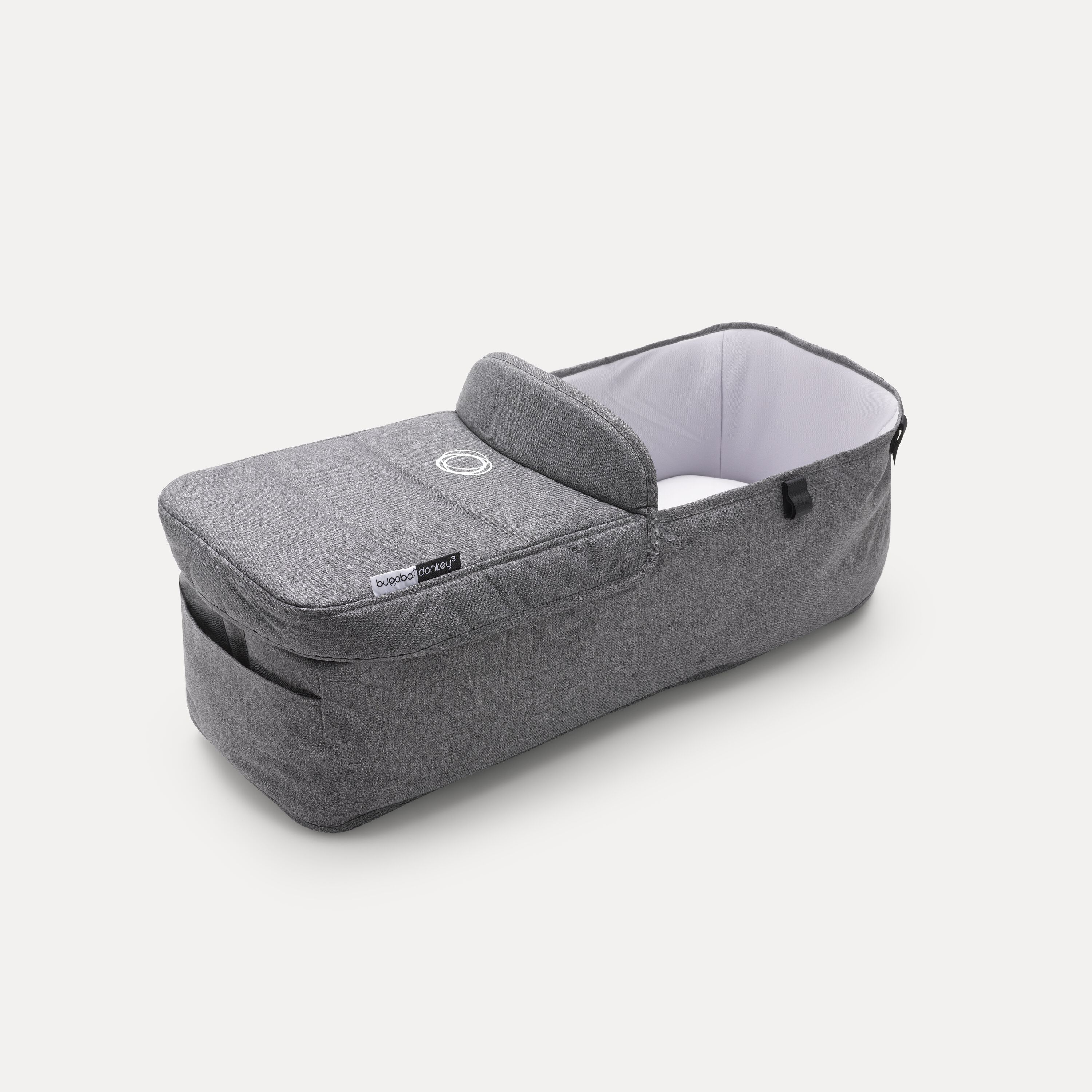 Bugaboo Donkey3 bassinet fabric complete US GREY MELANGE - Main Modal Image Slide 1 of 2
