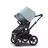 Bugaboo Donkey 3 Twin seat and carrycot pushchair vapor blue sun canopy, grey melange fabrics, black base - Thumbnail Slide 6 of 9