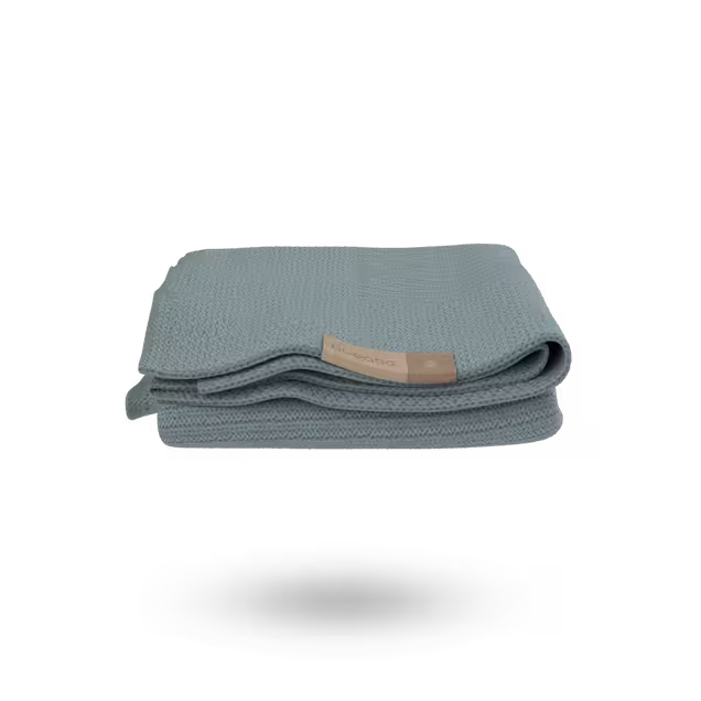 Bugaboo Soft Wool Blanket PETROL BLUE MELANGE - Main Image Slide 1 of 8