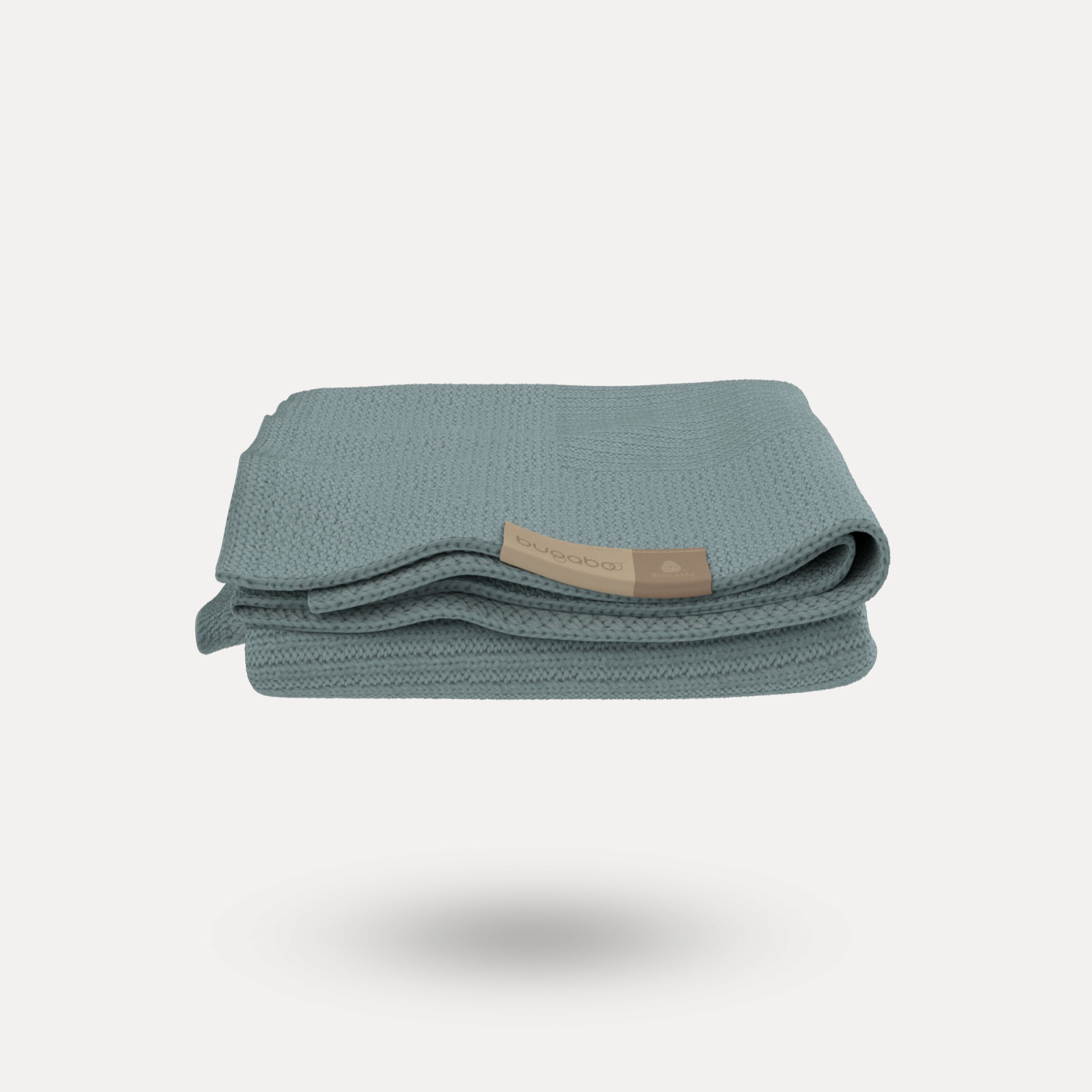 Bugaboo Soft Wool Blanket PETROL BLUE MELANGE - Main Modal Image Slide 1 of 8