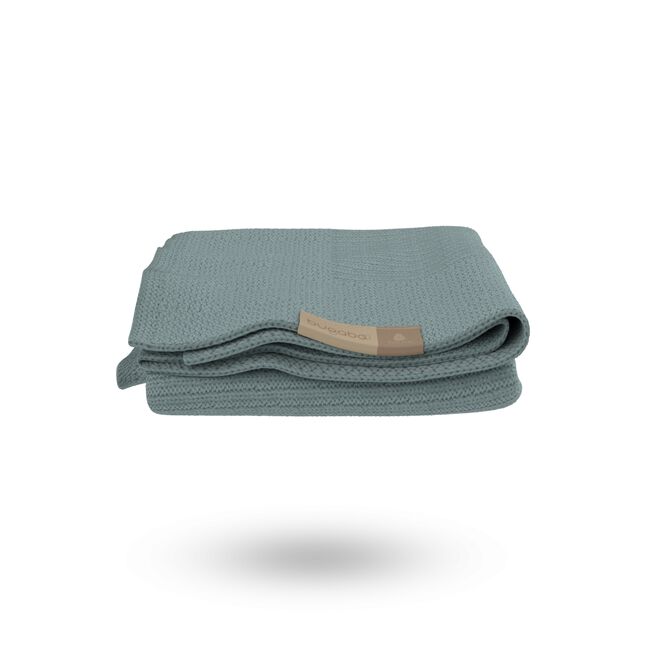 Bugaboo Soft Wool Blanket PETROL BLUE MELANGE - Main Image Slide 1 of 8