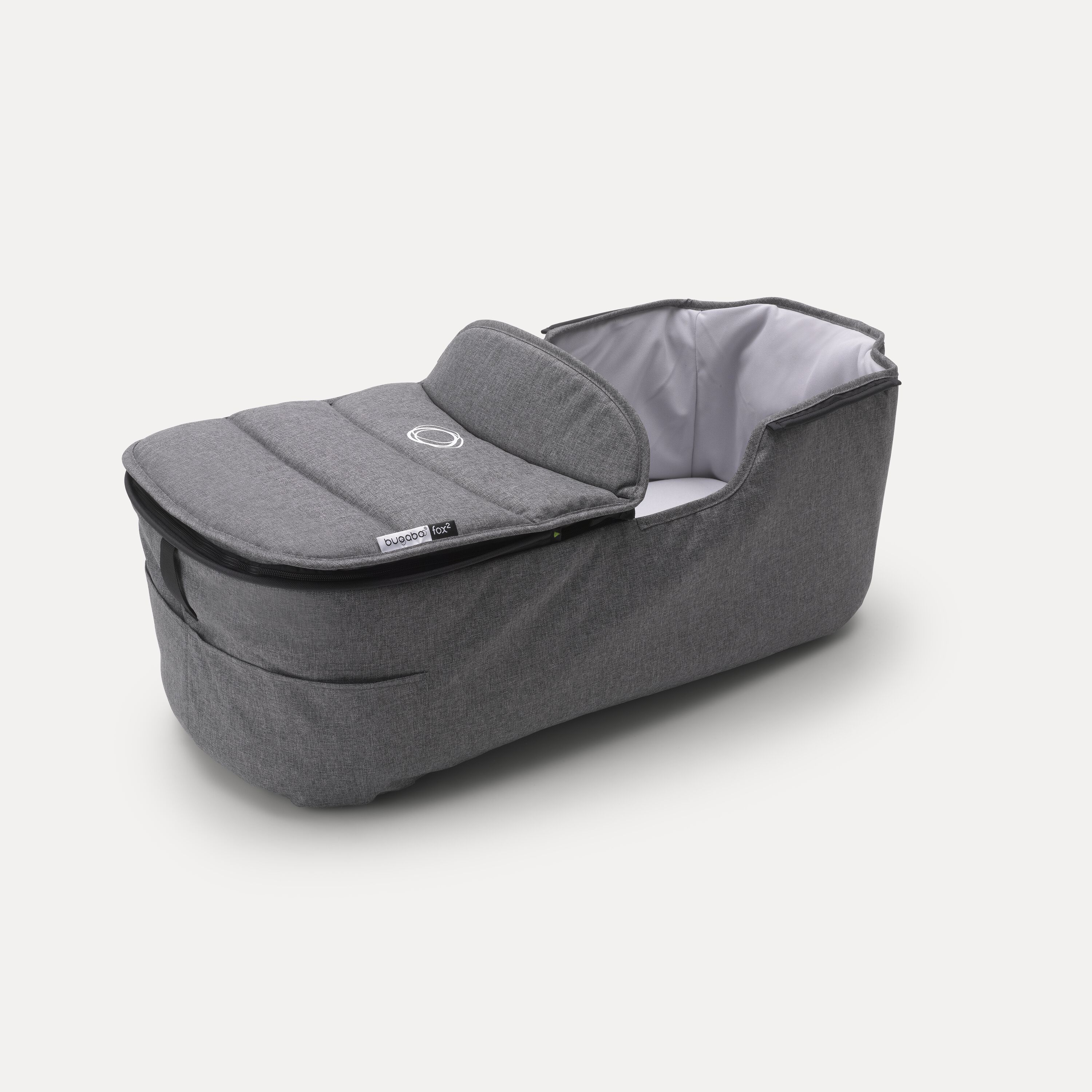 Bugaboo Fox 2 carrycot fabric set | UK GREY MELANGE (NR) - Main Modal Image Slide 1 of 1