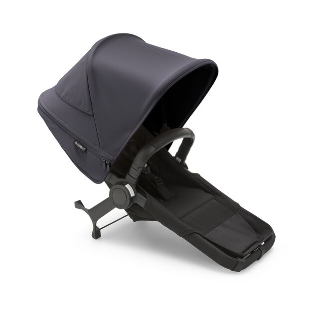 Bugaboo Donkey 5 Duo extension set complete MIDNIGHT BLACK-STORMY BLUE