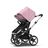 Bugaboo Donkey 3 Twin seat and bassinet stroller soft pink sun canopy, black fabrics, aluminium base - Thumbnail Slide 6 of 9