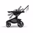 Bugaboo Kangaroo 2-in-1 stroller black base, moon grey fabrics, moon grey sun canopy - Thumbnail Slide 11 of 18