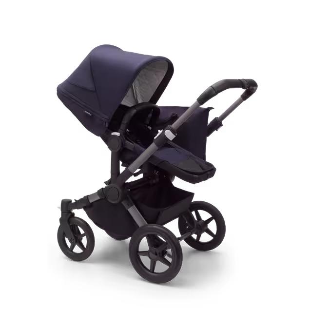 Bugaboo Donkey 5 Classic Mono complete GRAPHITE/DARK NAVY - Main Image Slide 4 van 6