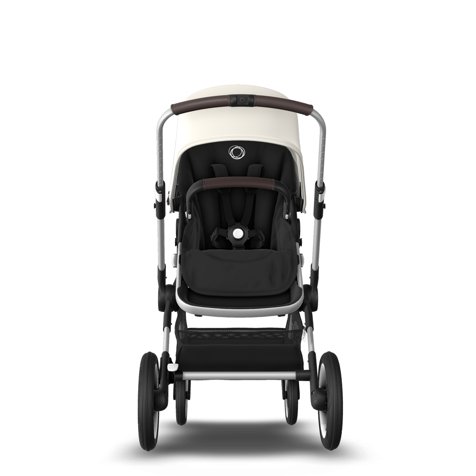 EU - Bugaboo Fox stroller bundle alu black fresh white