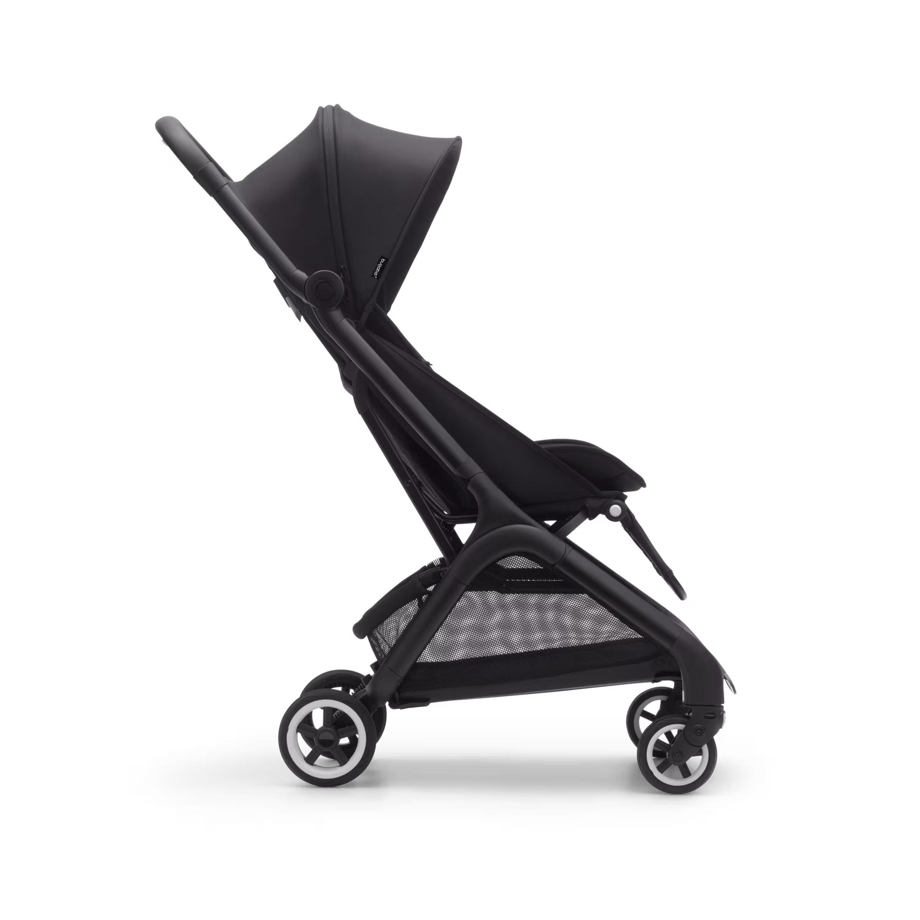 Bugaboo Butterfly travel stroller black base, midnight black fabrics, midnight black sun canopy - Main Modal Image Slide 2 of 13