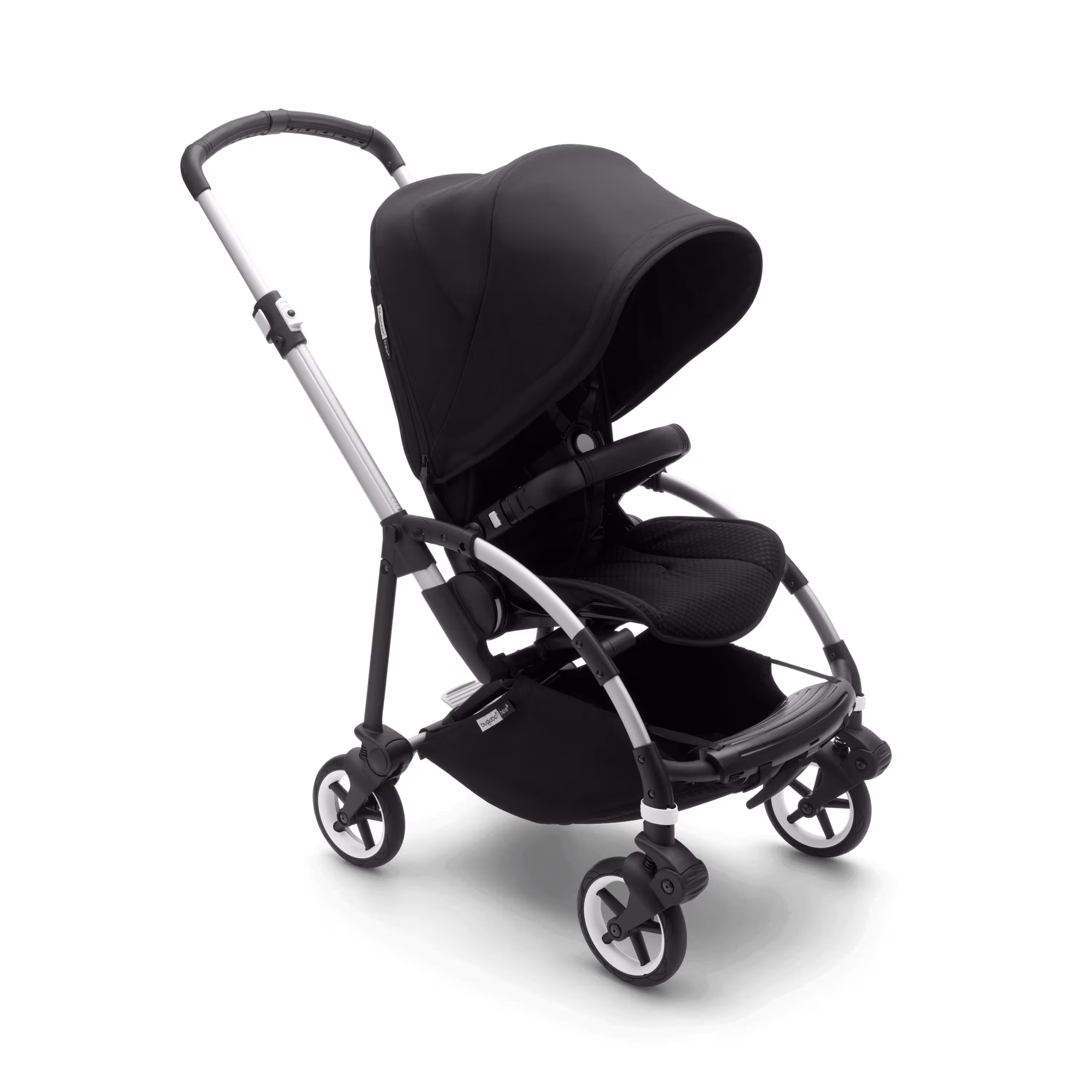 Bugaboo Bee 6 seat stroller black sun canopy, black fabrics, aluminium base - Main Modal Image Slide 1 of 2