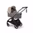 Bugaboo Dragonfly Plus 2-in-1 stroller graphite base, grey melange fabrics, desert taupe sun canopy - Thumbnail Slide 2 of 11