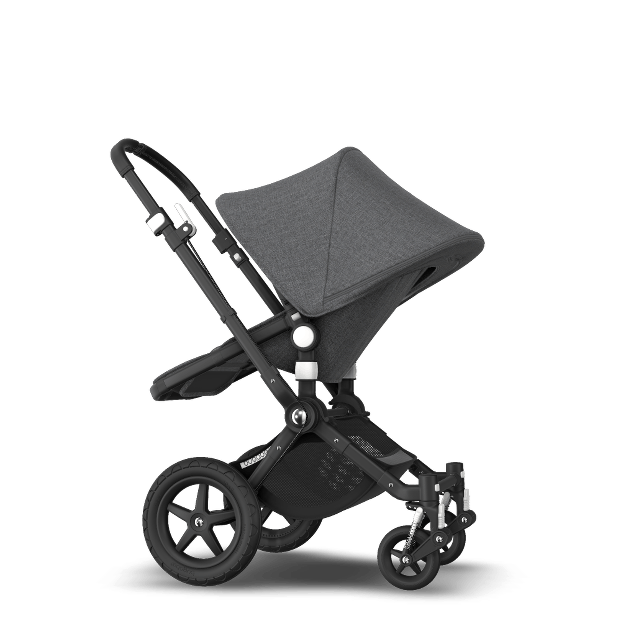 Refurbished Bugaboo Cameleon3plus complete BLACK/GREY MELANGE-GREY MELANGE - Thumbnail Slide 7 of 9