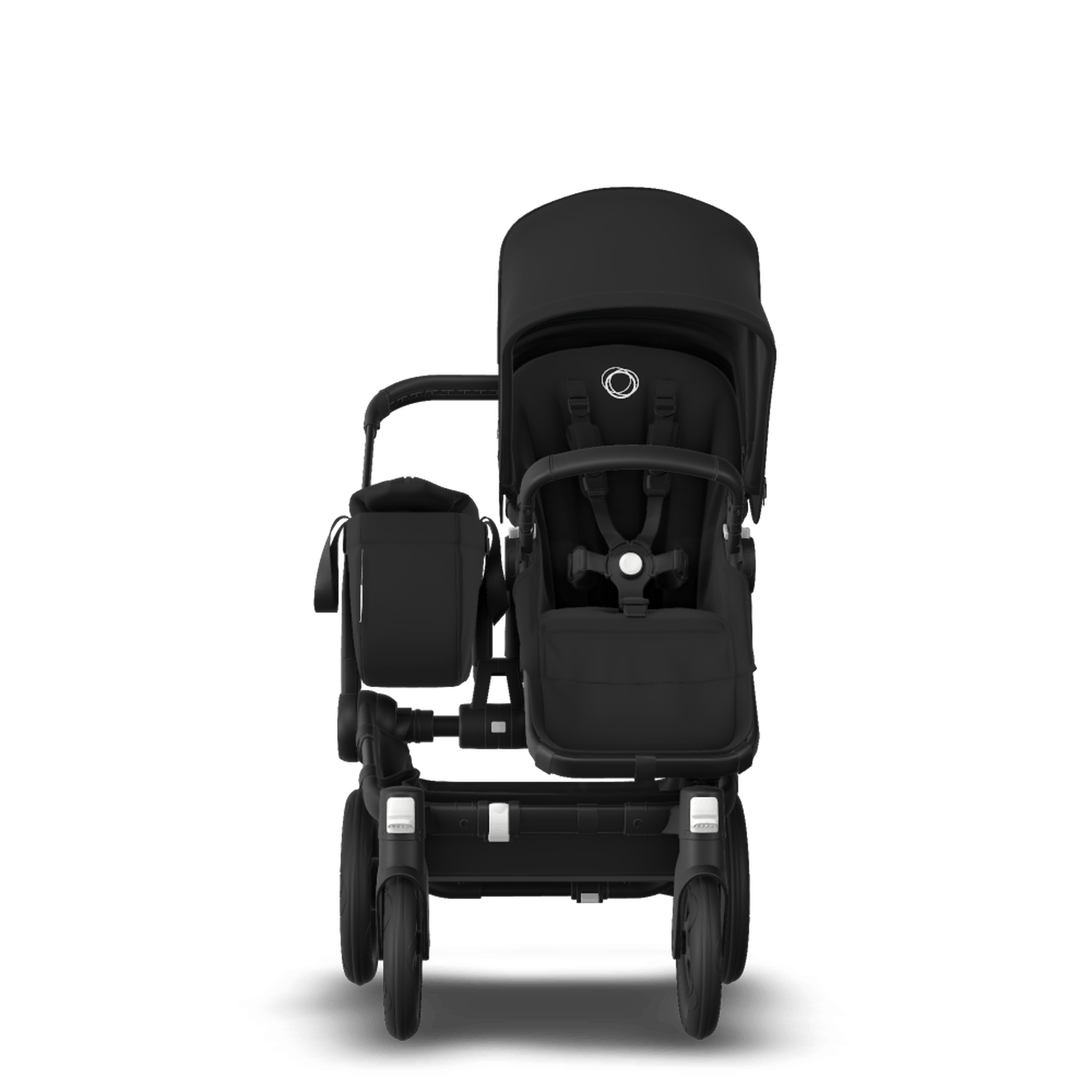 Bugaboo Donkey 3 Mono Complete black sun canopy, black seat, black chassis - Thumbnail Slide 2 of 5