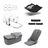 Bugaboo Fox style set GREY MELANGE - Thumbnail Slide 1 of 1
