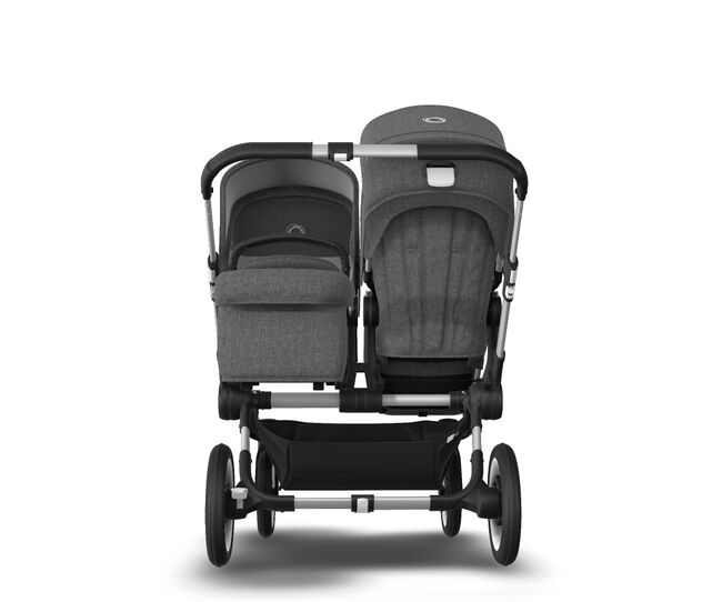 US - Bugaboo D3D stroller bundle aluminum grey melange grey melange - Main Image Slide 3 of 4