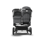 US - Bugaboo D3D stroller bundle aluminum grey melange grey melange - Thumbnail Slide 3 of 4