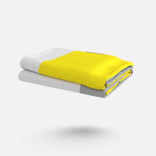 Bugaboo Light Cotton Blanket - BRIGHT YELLOW MULTI - Main Image Slide 5 of 10