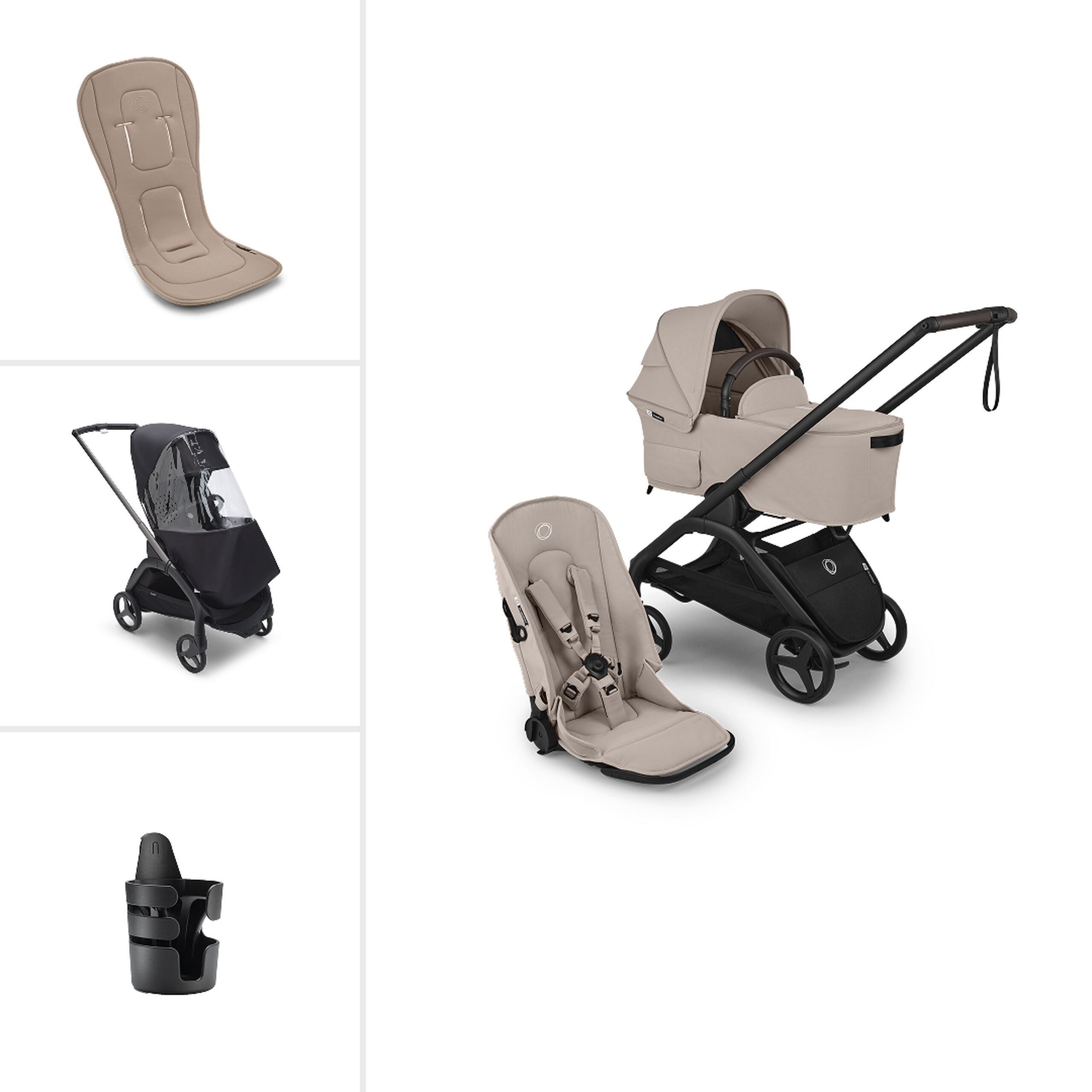 Bugaboo Dragonfly Plus Pack imprescindibles carrito (verano) - Thumbnail Slide 1 of 5