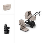 Bugaboo Dragonfly Plus Stroller with Bassinet Essentials Bundle
