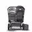 UK Bugaboo Donkey 2 Duo Classic Grey Melange, Black Chassis - Thumbnail Slide 3 of 6