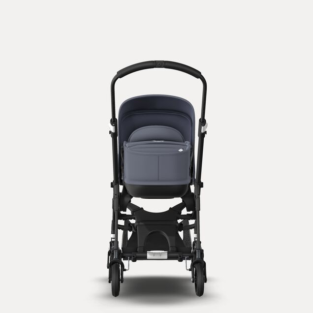 Bugaboo Bee 5 seat and bassinet stroller steel blue sun canopy, steel blue fabrics, black base - Main Image Slide 3 of 6