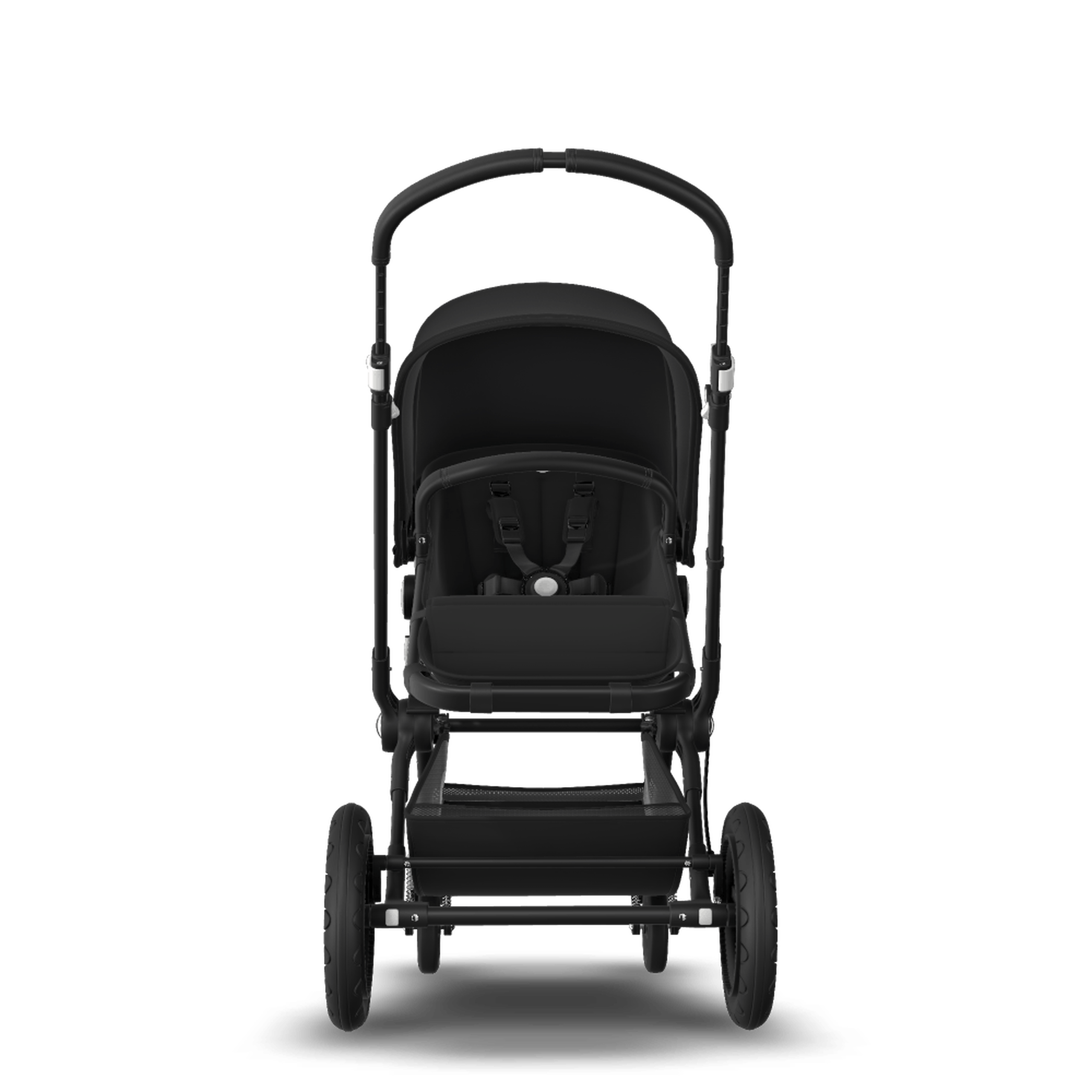 Bugaboo Cameleon 3 Plus seat and carrycot pushchair black sun canopy, black fabrics, black base - Thumbnail Slide 7 of 8