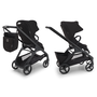 The Bugaboo Dragonfly's rear pocket with multiple placements: on the handlebar or behind the underseat basket. - Thumbnail Slide 9 of 18
