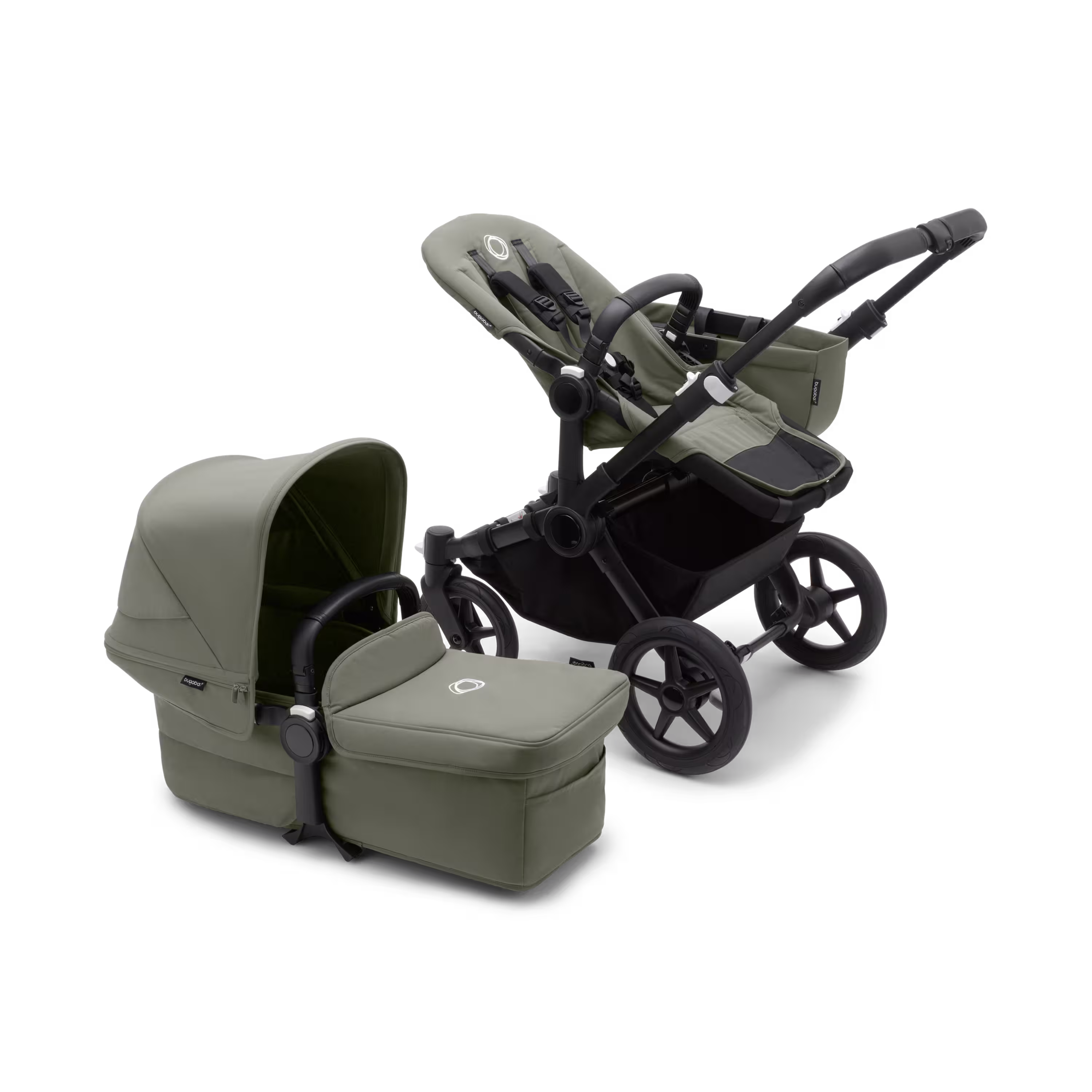 Refurbished Bugaboo Donkey 5 Mono complete UK BLACK/FOREST GREEN-FOREST GREEN - Main Modal Image Slide 4 of 6