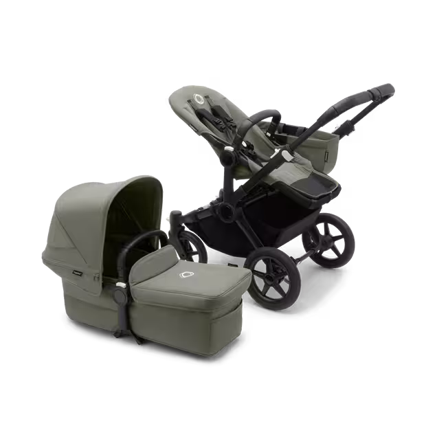 Refurbished Bugaboo Donkey 5 Mono complete UK BLACK/FOREST GREEN-FOREST GREEN - Main Image Slide 4 of 6