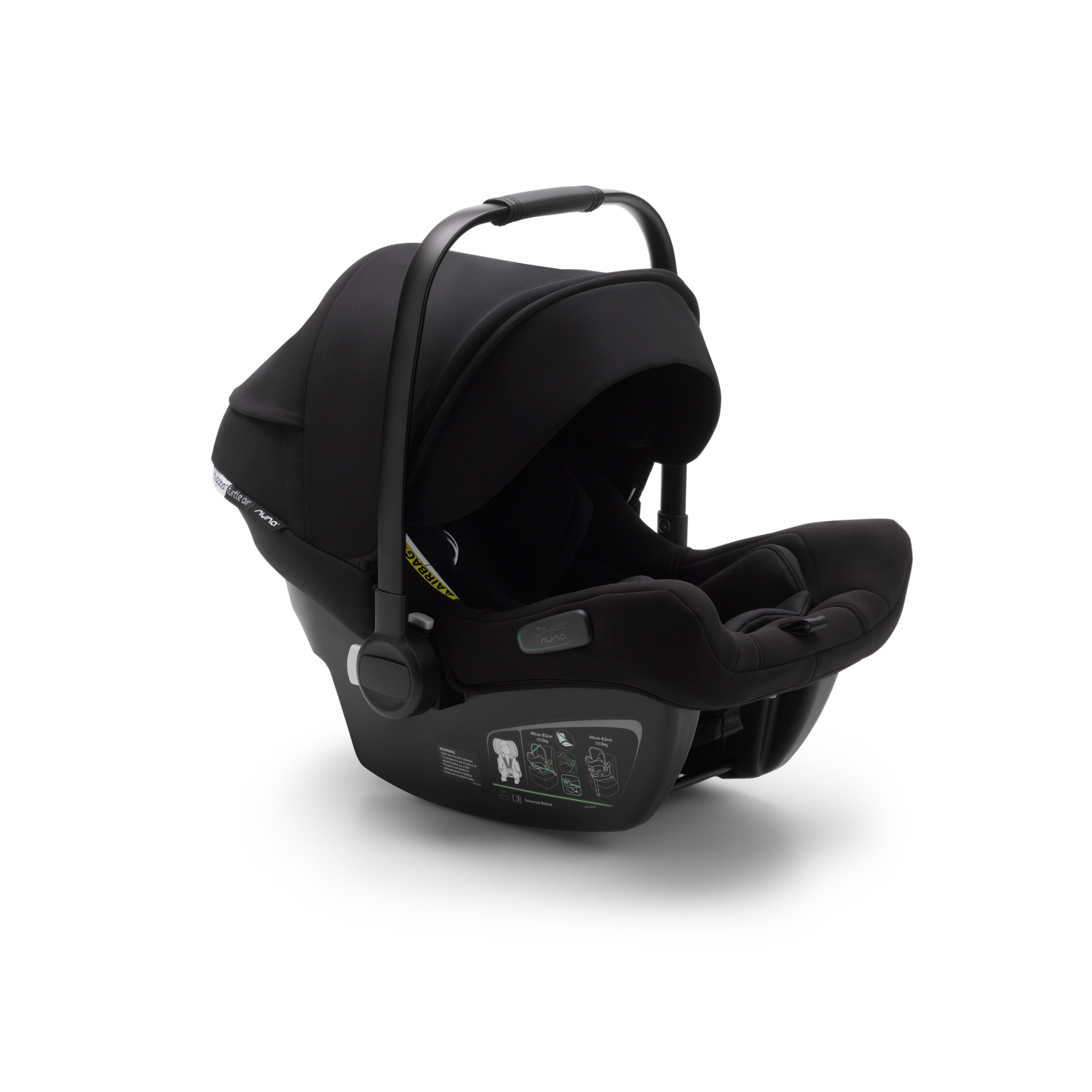 Bugaboo Turtle air by Nuna car seat BLACK - Thumbnail Slide 5 of 13