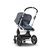 Bugaboo Cameleon 3 Plus Grey melange sun canopy, blue melange fabrics, aluminium base - Thumbnail Slide 1 of 5