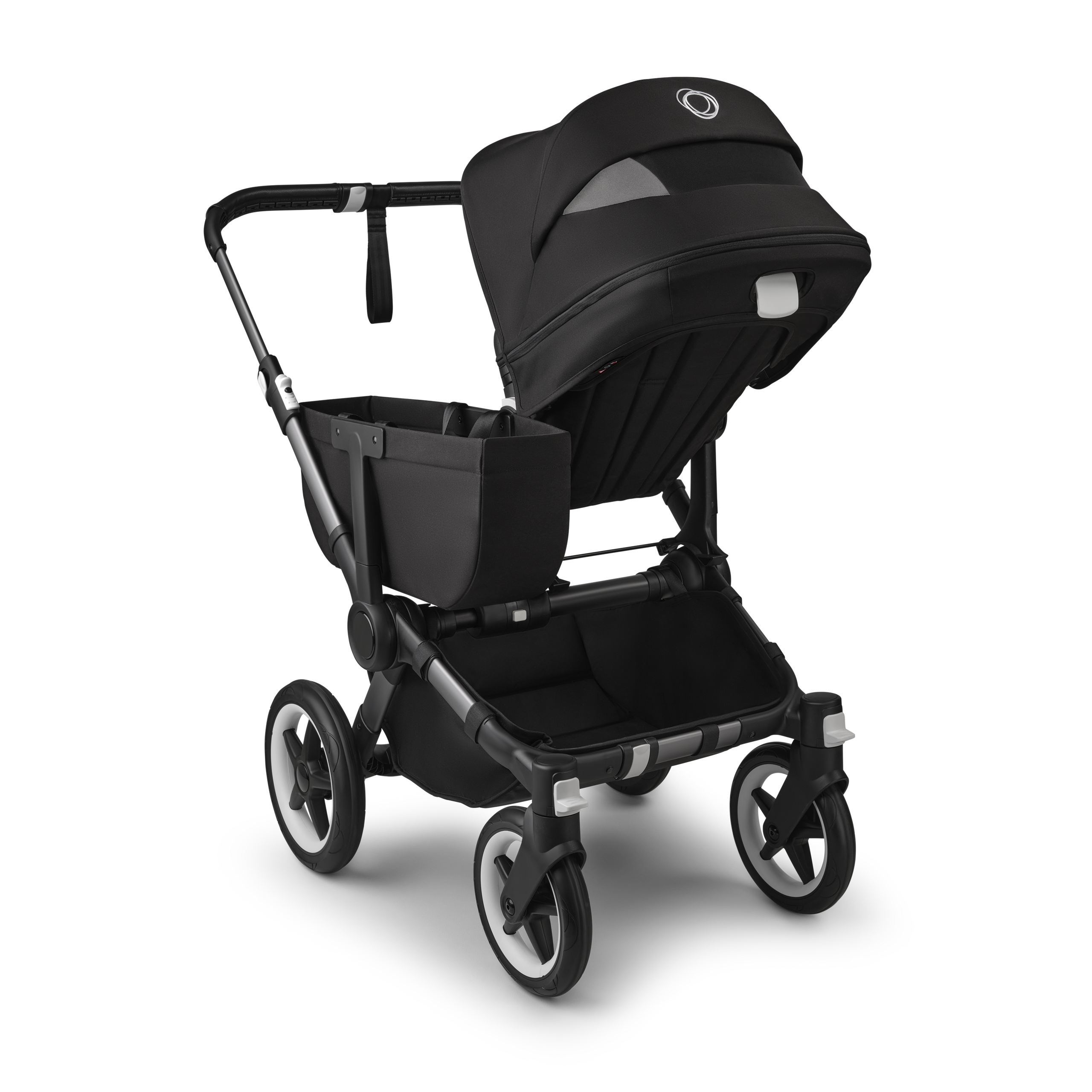 Refurbished Bugaboo Donkey 5 Mono complete GRAPHITE/MIDNIGHT BLACK-MIDNIGHT BLACK - Thumbnail Slide 3 van 9