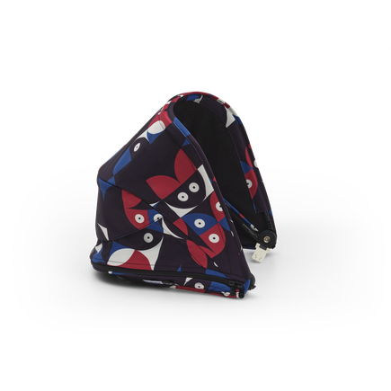 Bugaboo Bee 6 sun canopy Animal Explorer RED/BLUE - view 1