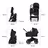 Bugaboo Donkey 6 2-in-1  pram black base, desert taupe melange fabrics, desert taupe melange sun canopy - Thumbnail Slide 7 of 10