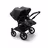 Bugaboo Donkey 3 Twin seat and bassinet stroller mineral washed black sun canopy, mineral washed black fabrics, black base - Thumbnail Slide 2 of 3