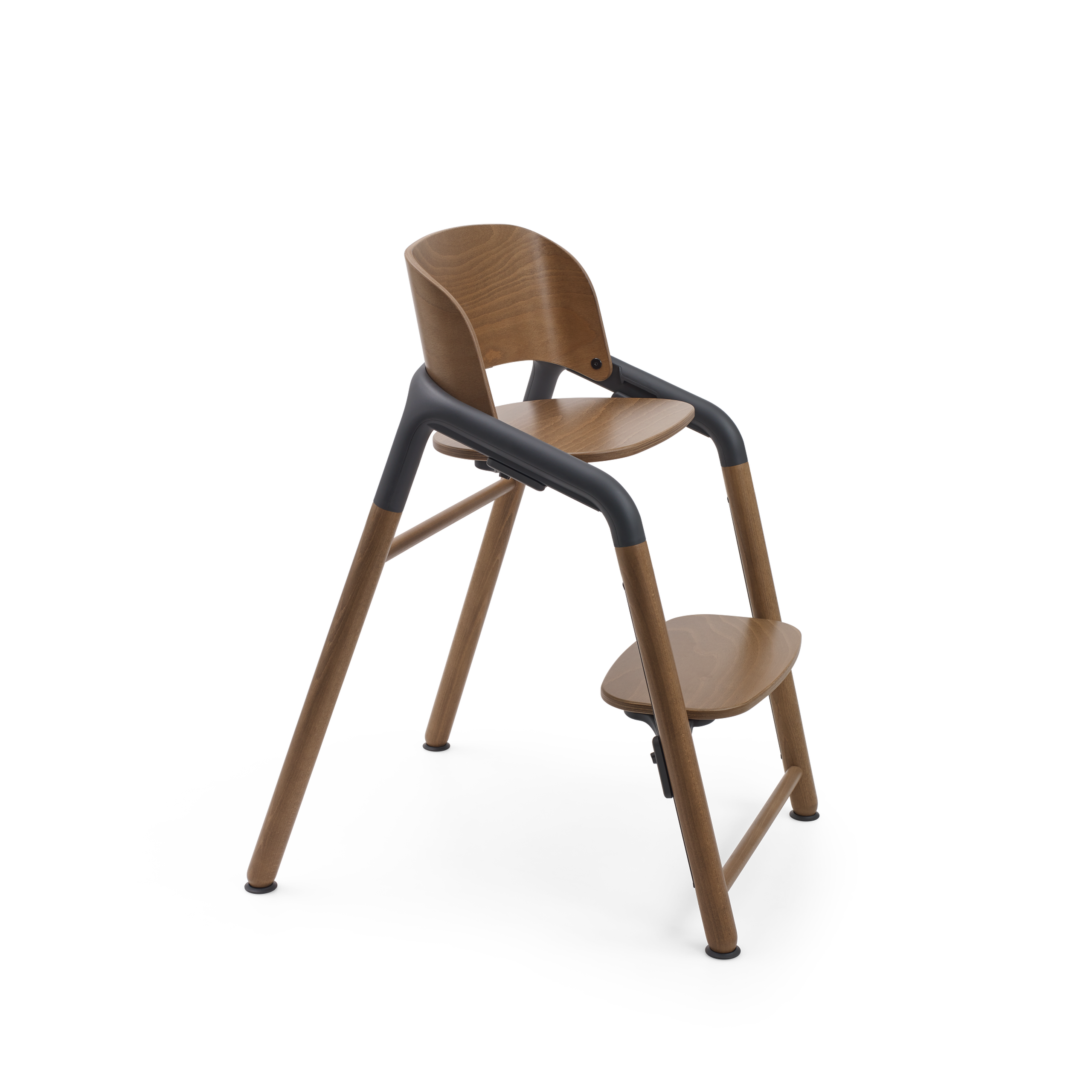 Bugaboo Giraffe chair in warm wood/grey. - Thumbnail Slide 1 of 6