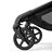 A close-up of the front wheels of the Bugaboo Kangaroo 2-in-1 stroller. - Thumbnail Slide 9 of 18