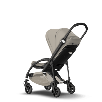Bugaboo Bee 5 seat stroller classic collection khaki sun canopy, classic collection khaki fabrics, black base