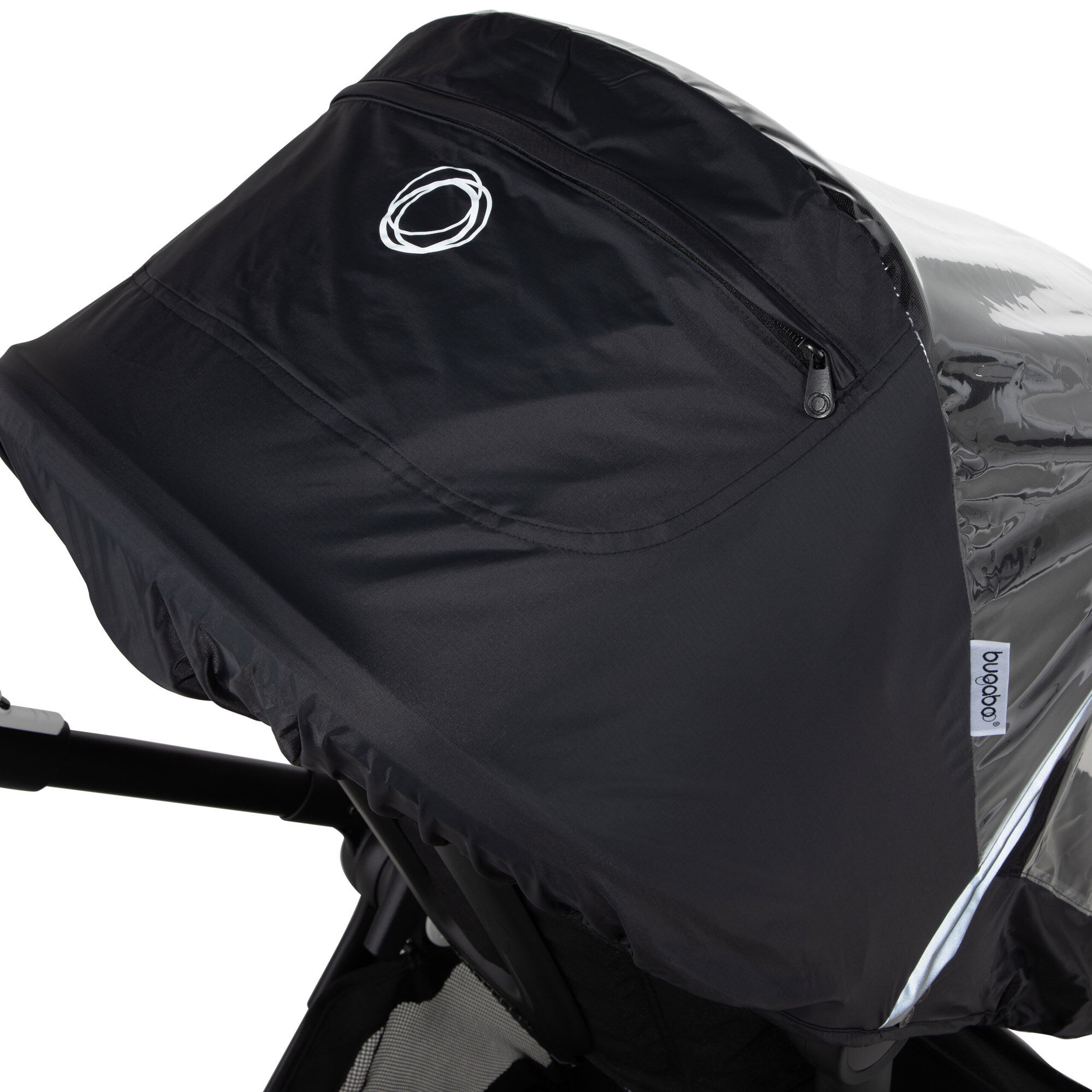 Refurbished Bugaboo Fox/Cameleon high performance raincover BLACK - Thumbnail Slide 10 of 10