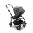 Bugaboo Bee 6 bassinet and seat stroller grey mélange sun canopy, grey mélange fabrics, black base - Thumbnail Slide 3 of 3