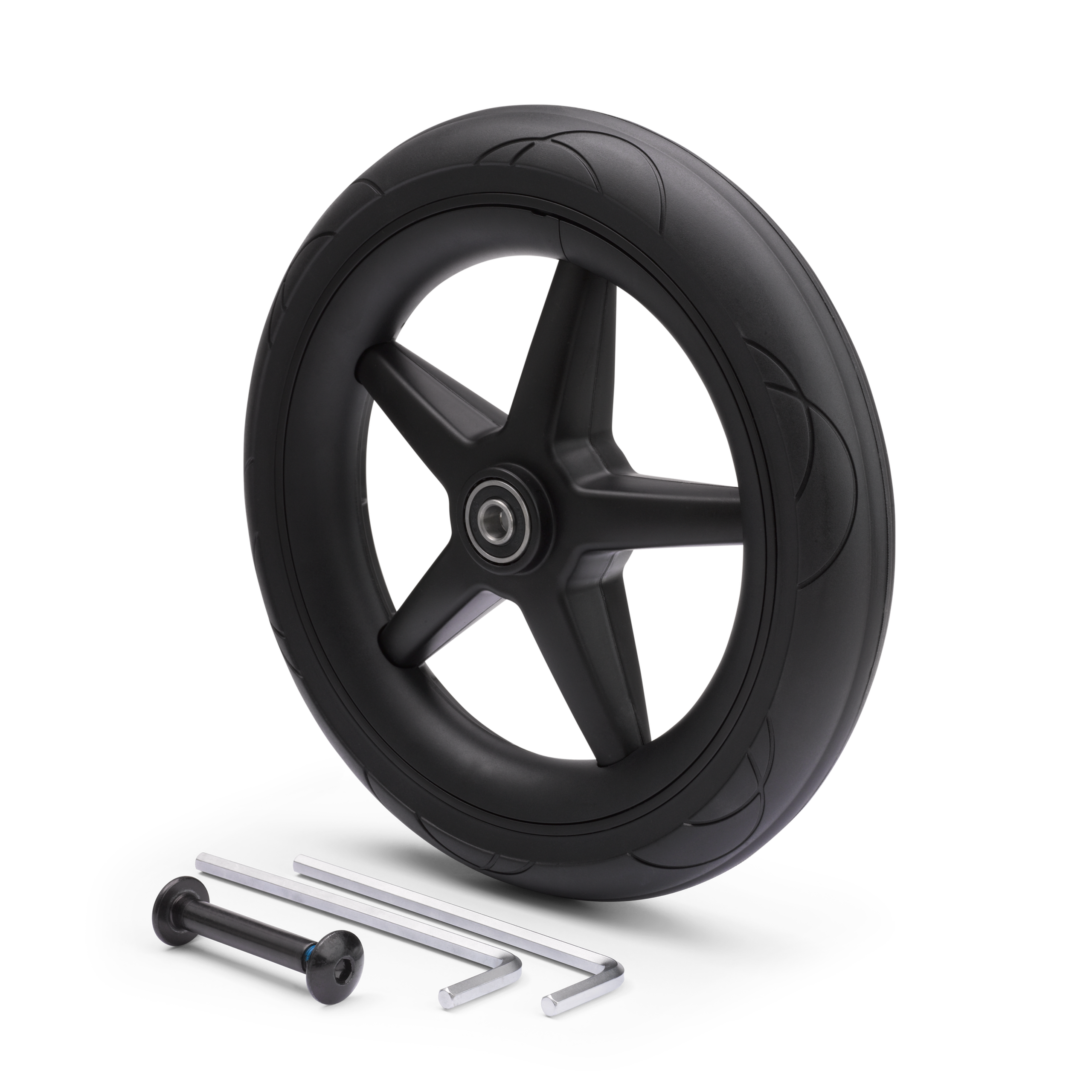 Bugaboo Donkey/Buffalo 10inch front wheel BLACK - Thumbnail Slide 2 of 2
