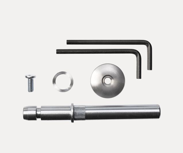 Bugaboo Runner rear wheel pin (incl inbus + ring) - Main Image Slide 1 of 1