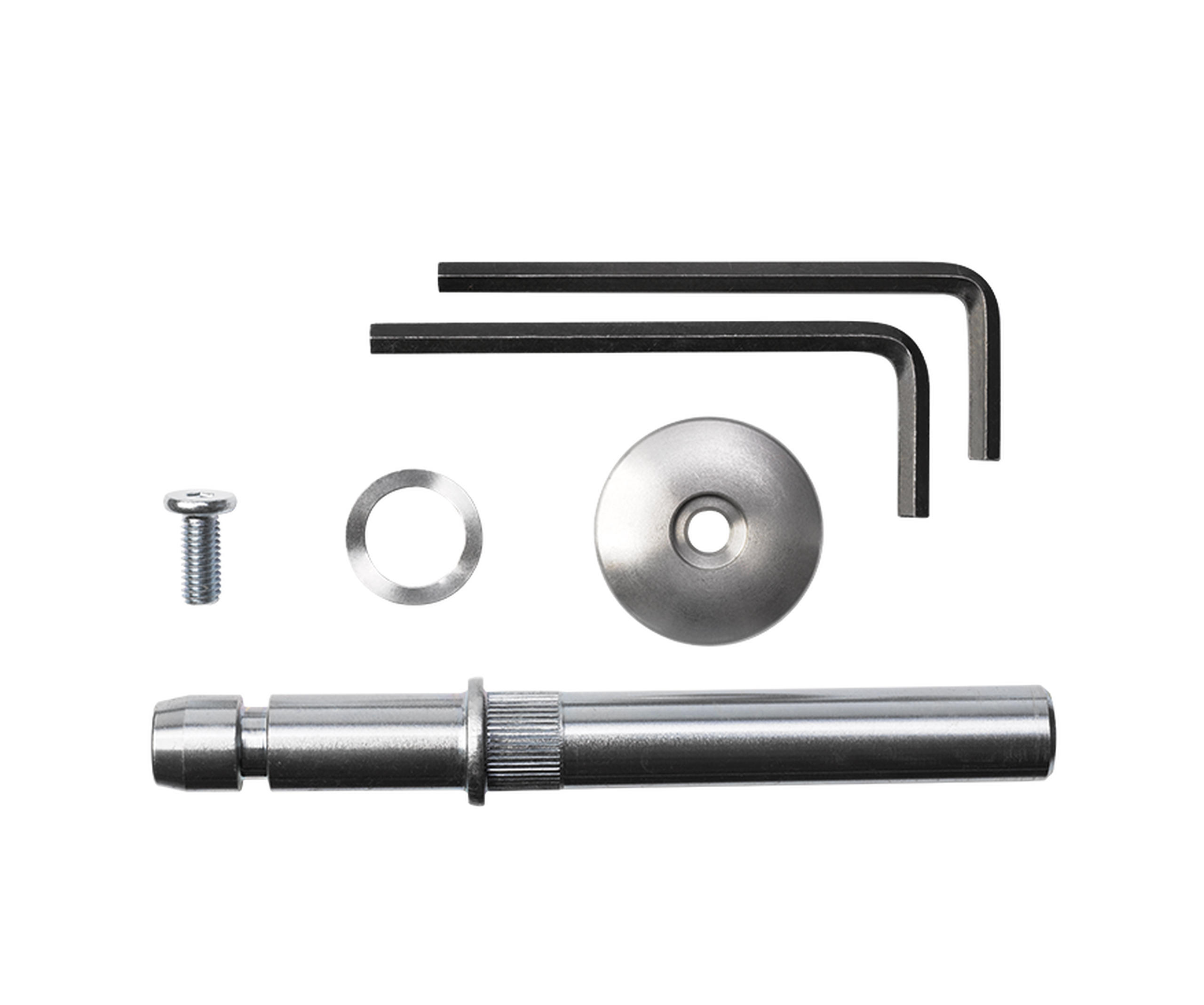 Bugaboo Runner rear wheel pin (incl inbus + ring) - Thumbnail Slide 1 of 1