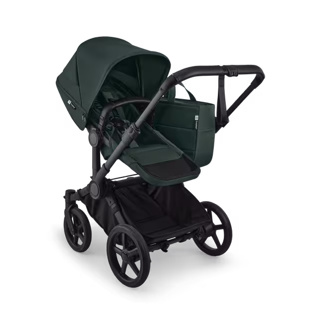 Bugaboo Donkey 6 2-in-1  pushchair black base, fern green fabrics, fern green sun canopy - Main Image Slide 3 of 10