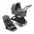 Refurbished Bugaboo Dragonfly seat/bassinet complete US GRAPHITE/GREY MELANGE-GREY MELANGE - Thumbnail Slide 1 of 1