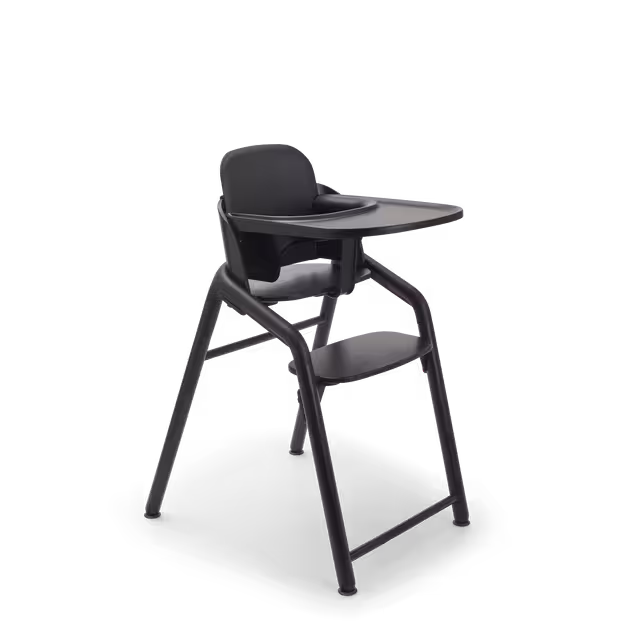 Bugaboo Giraffe chair with baby set and tray in black. - Main Image Slide 3 of 4